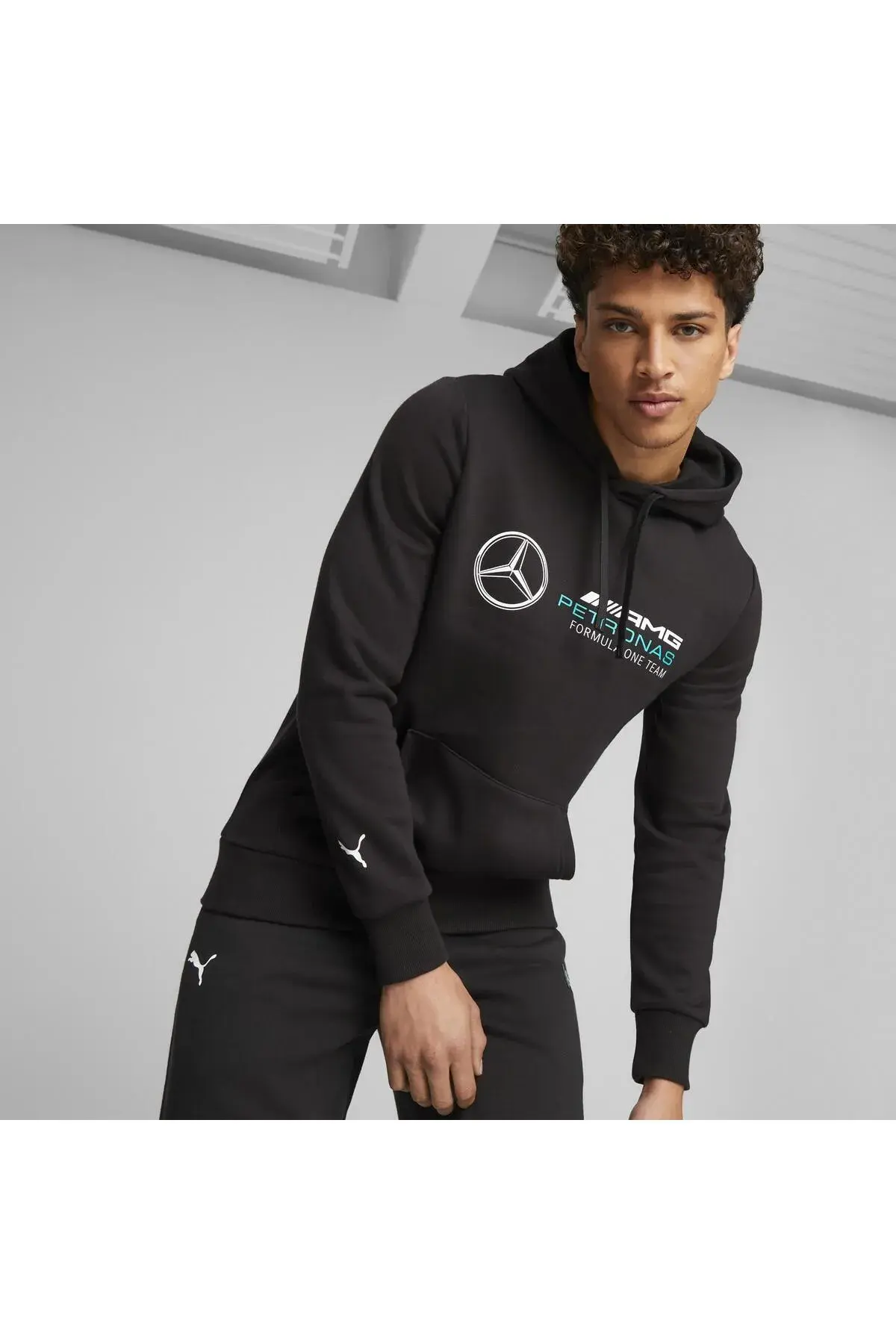 Puma MAPF1 ESS Fleece Hoodie Siyah Erkek Hoodie