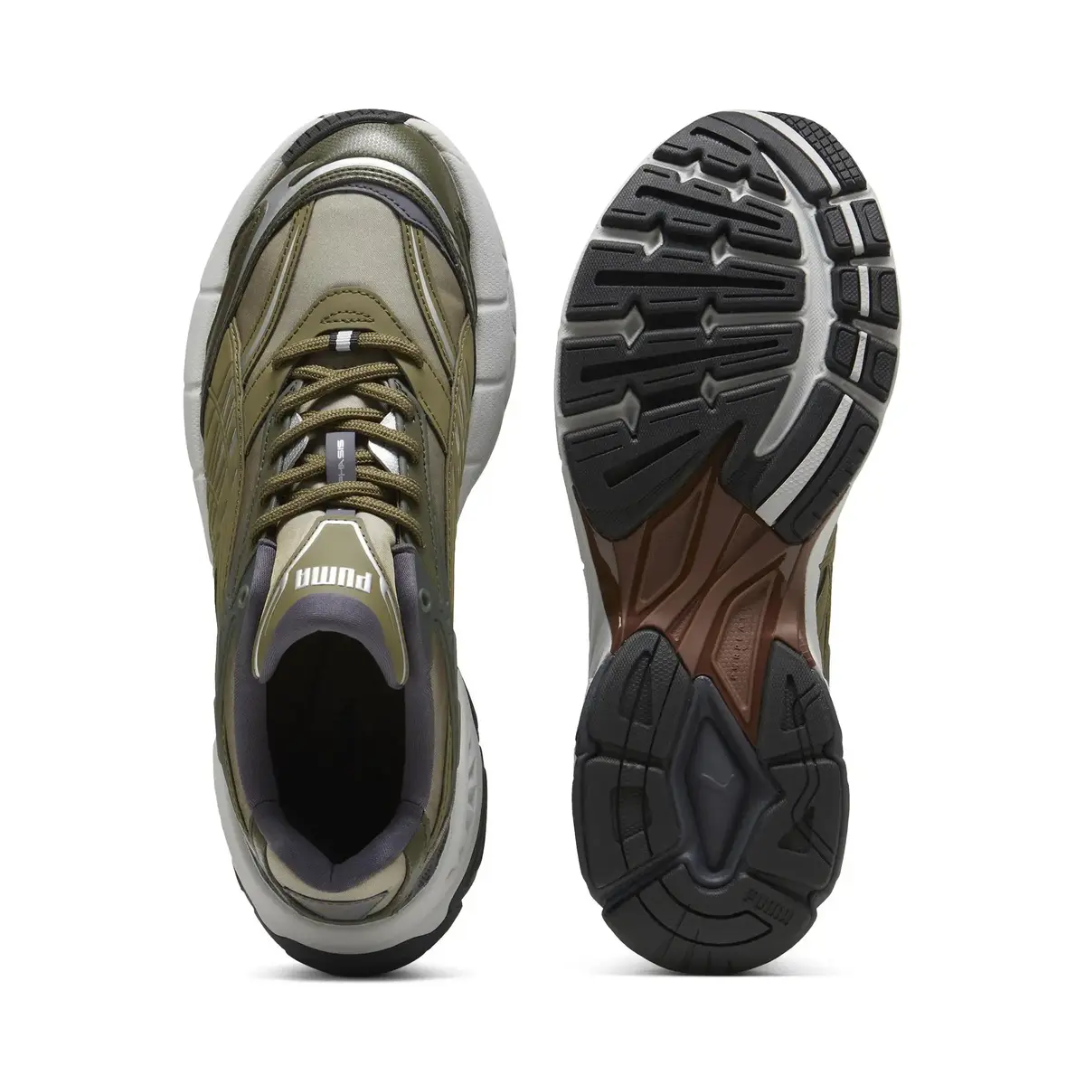 Puma Velophasis Metal Nylon Haki Erkek Günlük Spor Ayakkabı