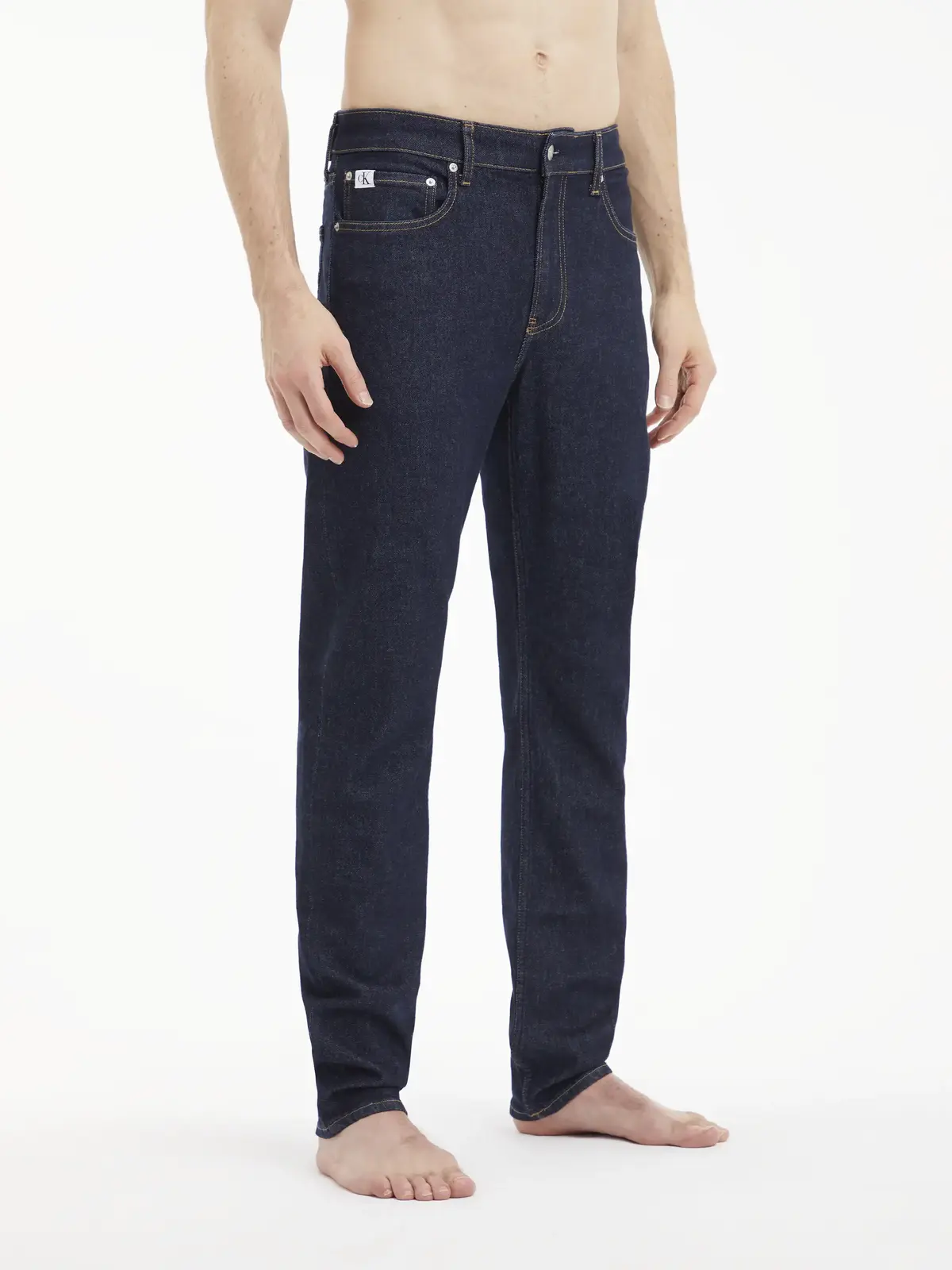 Calvin Klein SLIM TAPER Erkek Siyah Kot Pantolon