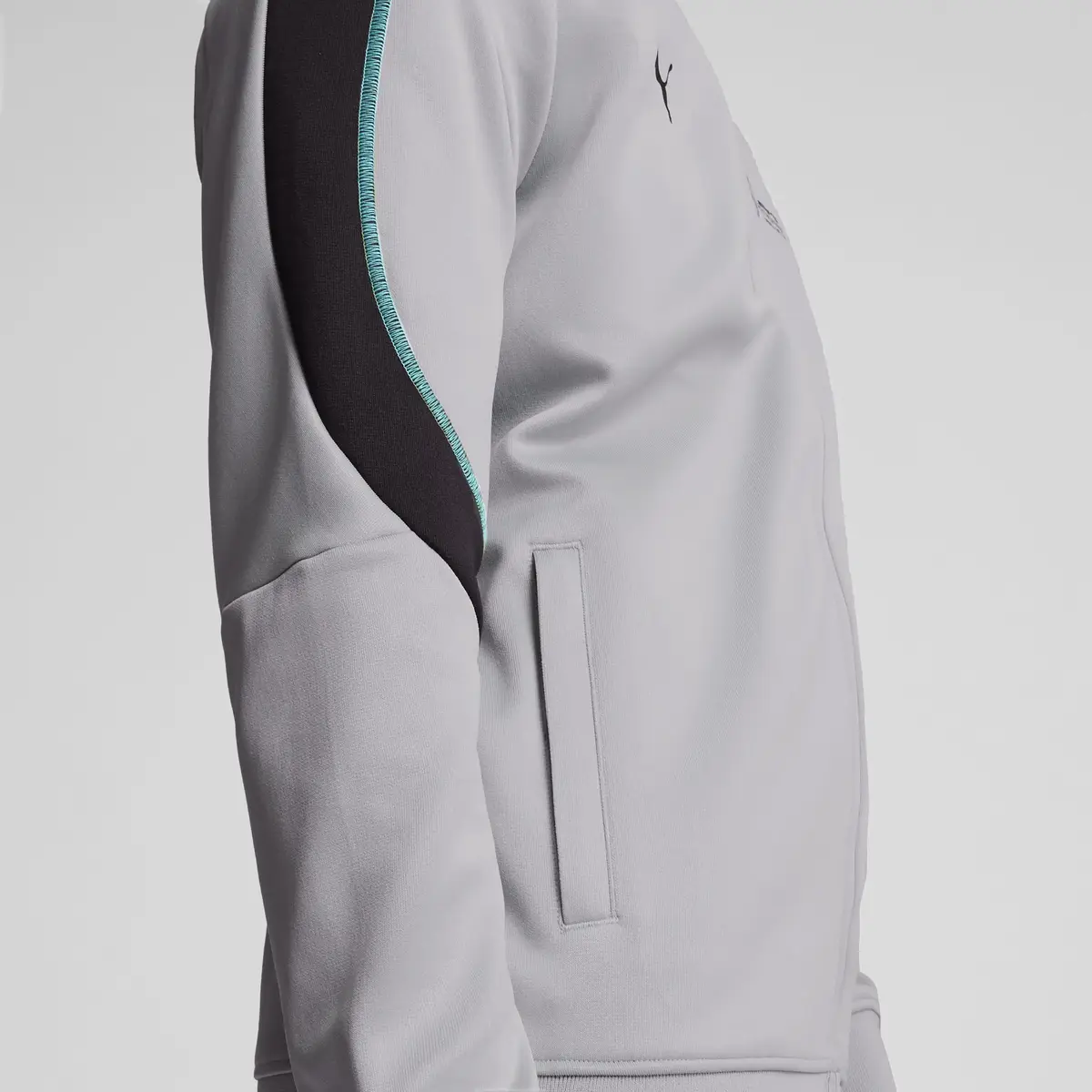 Puma MAPF1 MT7+ Track Jacket Gri Erkek Fermuarlı Ceket