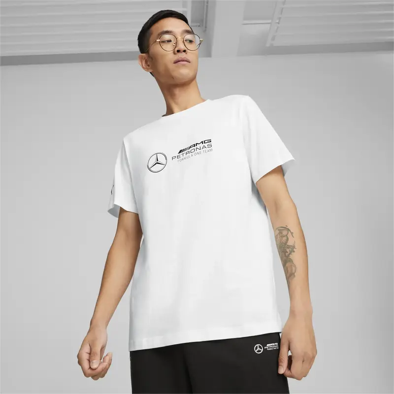 Puma MAPF1 Logo Tee Beyaz Erkek Tişört