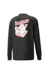 Puma Ferrari Race Graphic Crew Siyah Erkek Sweatshirt
