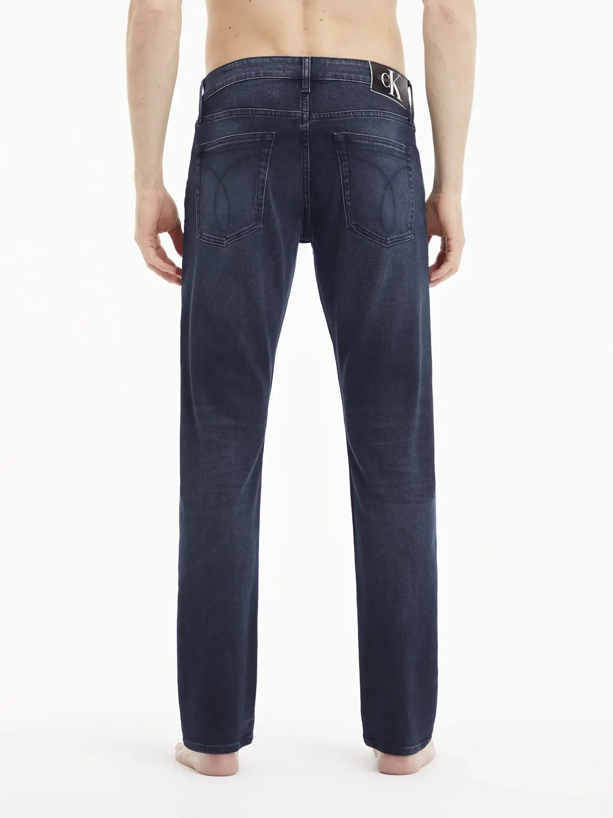 Calvin Klein SLIM Erkek mavi Kot Pantolon