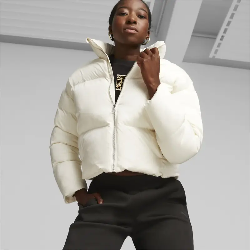 Puma Classics Oversized Puffer Beyaz Kadın Mont