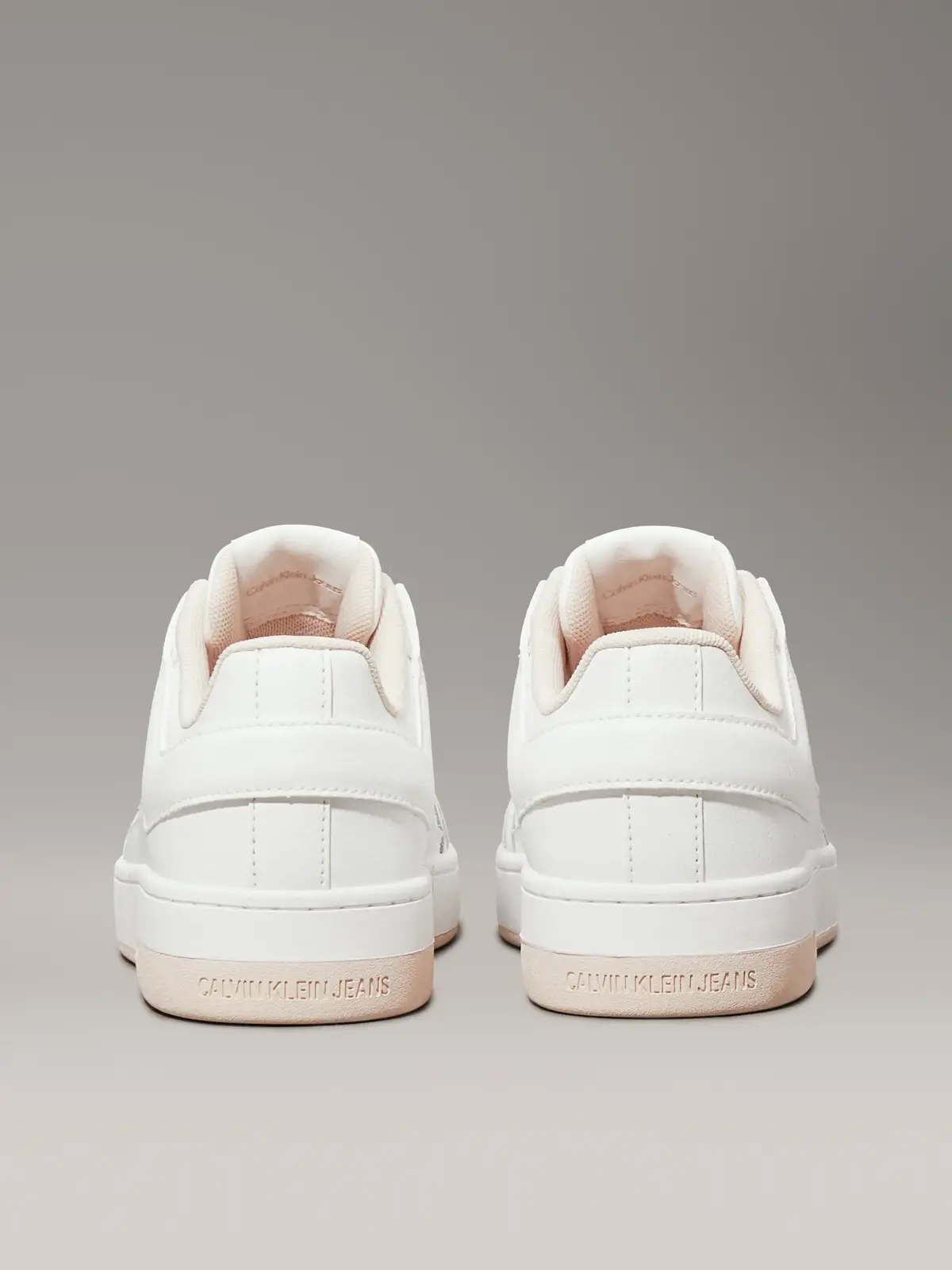 Calvin Klein BASKET CUPSOLE LOW M, 0LA Beyaz Kadın Spor Ayakkabı & Sneaker