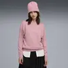 Puma ESS ELEVATED Comfort Crew Pembe Kadın Eşofman Altı