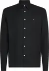 Tommy Hilfiger FLEX POPLIN KENT COL, BDS Siyah Erkek Gömlek