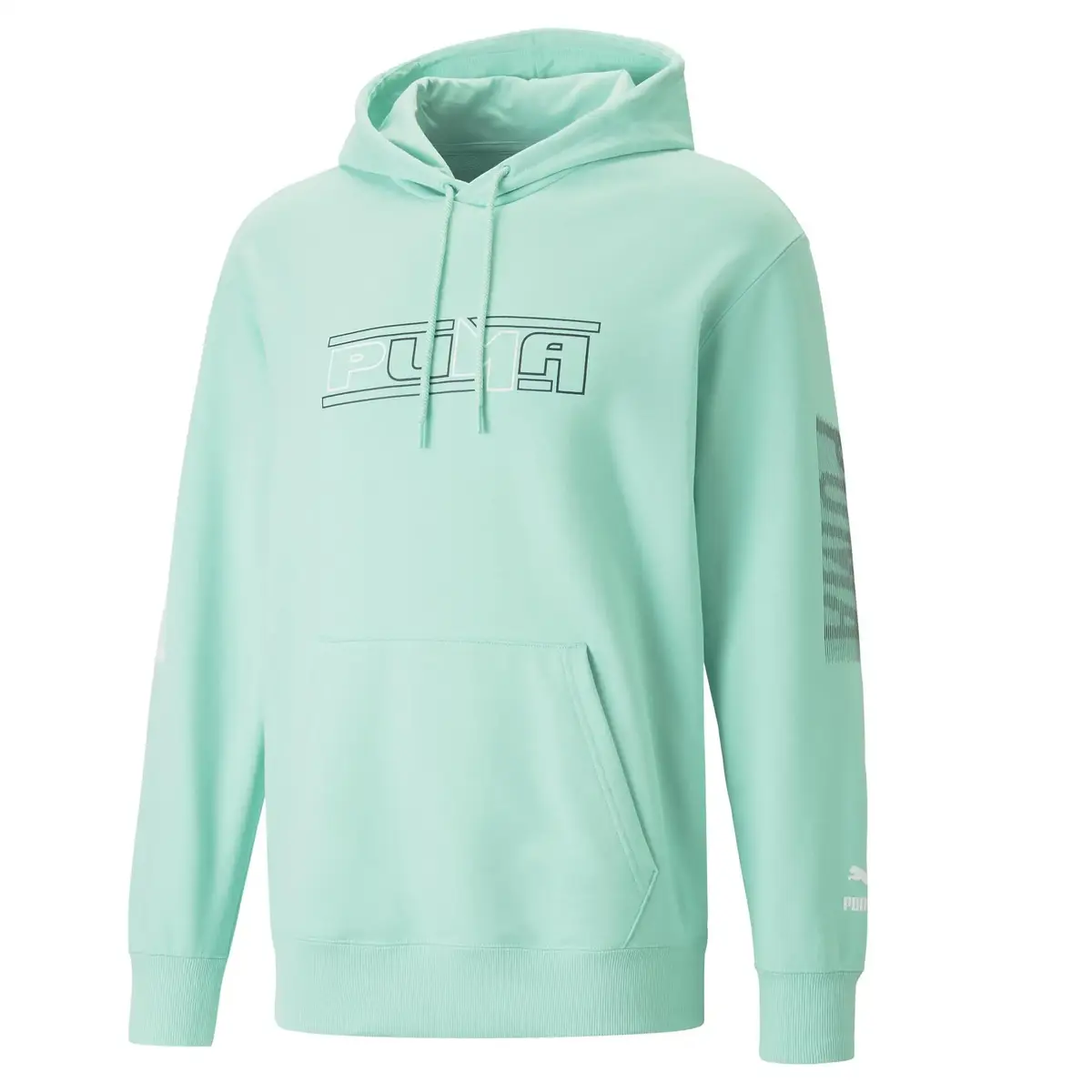Puma SWxP Graphic HoodieTR Yeşil Erkek Hoodie