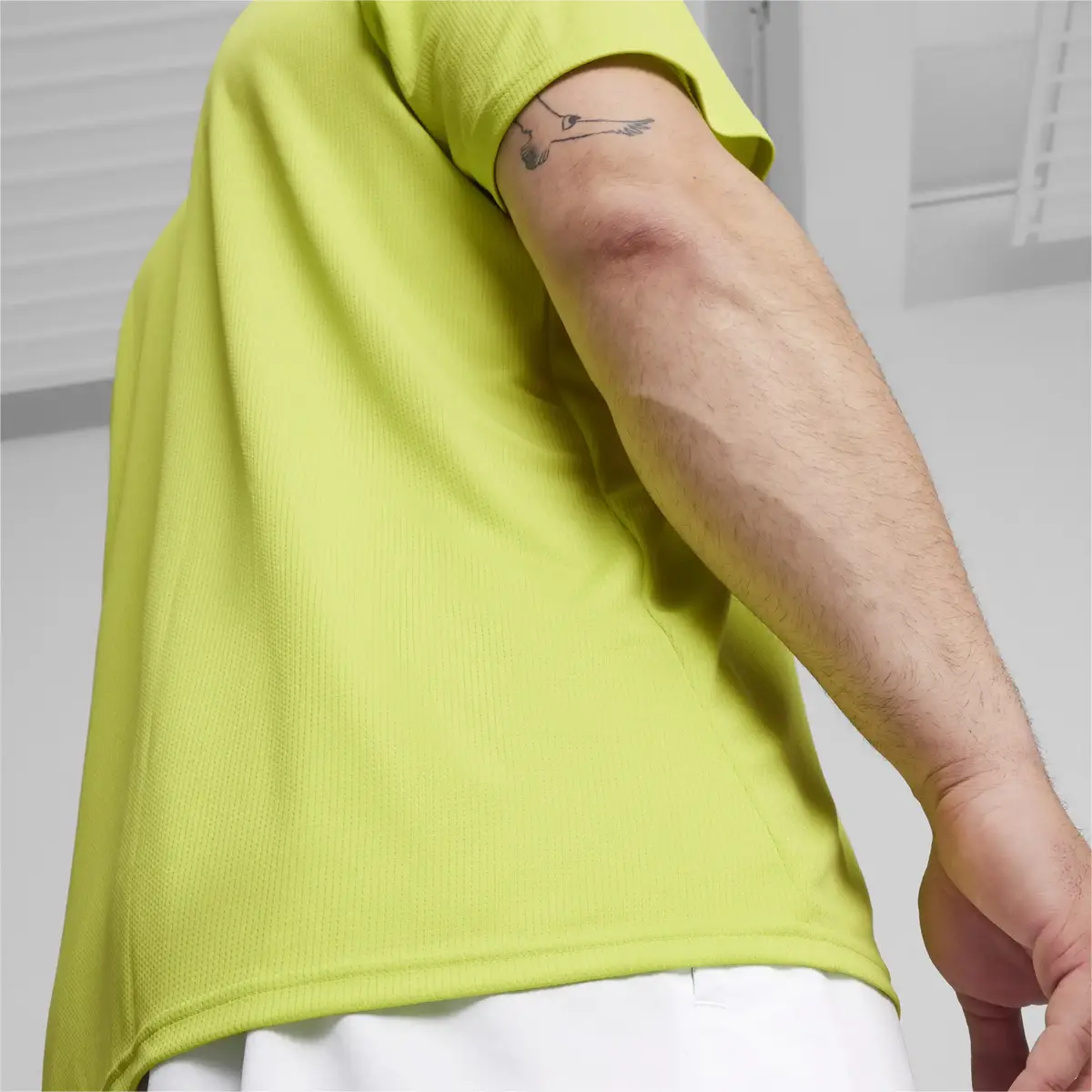 Puma PERFORMANCE SS TEE M Sarı Erkek T-Shirt