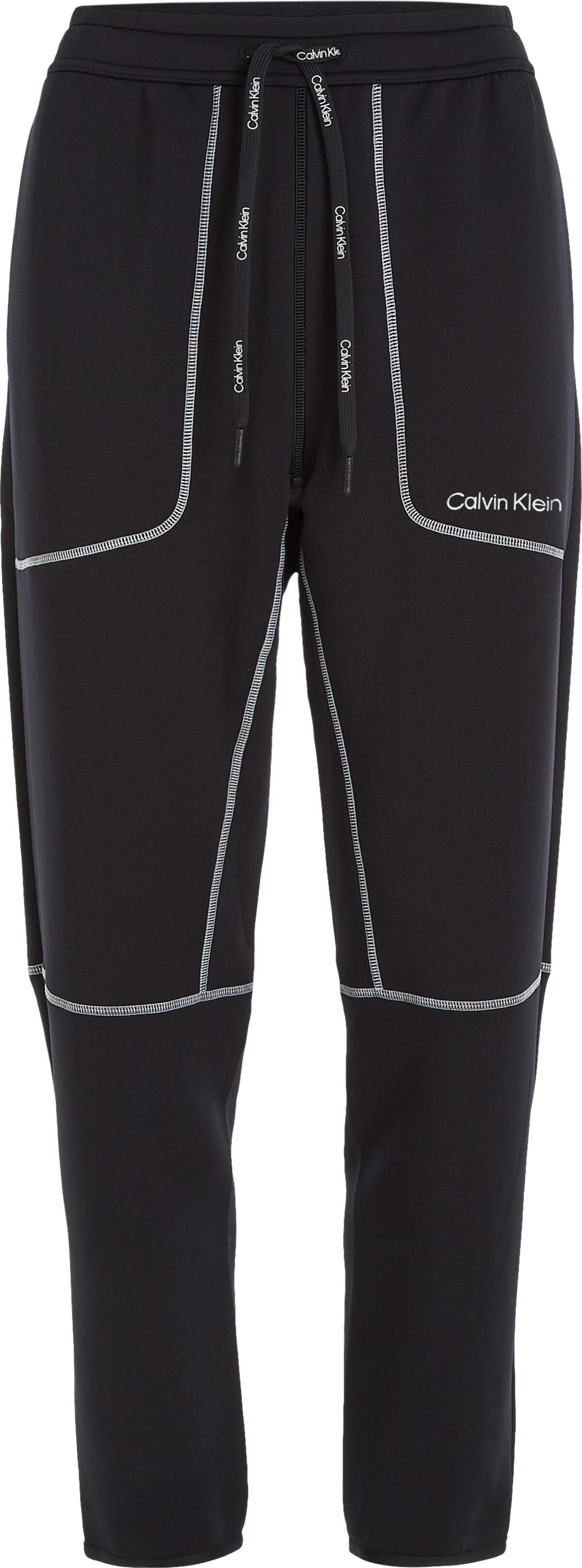 Calvin Klein PW - KNIT PANT Erkek Siyah Eşofman Altı
