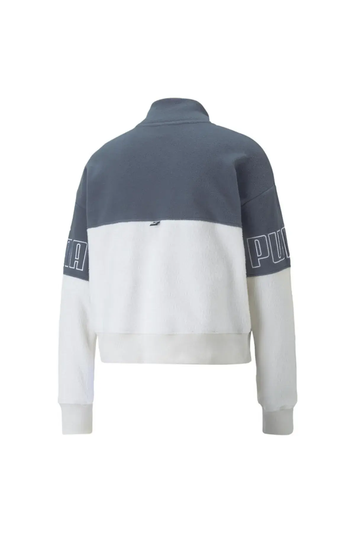 Puma Power Winterized Half-Placket Crew Lacivert Kadın Polar Sweatshirt