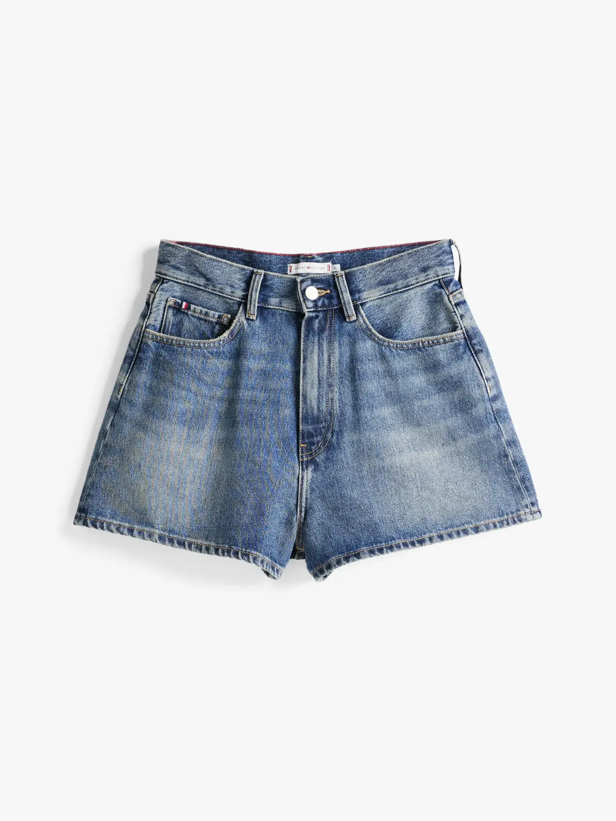 Tommy Hilfiger DNM MINI FLARE SHORT, 1A5 Mavi Kadın Şort