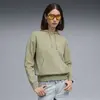 Puma ESS ELEVATED Wash Hoodie Yeşil Kadın Kapüşonlu Sweatshirt