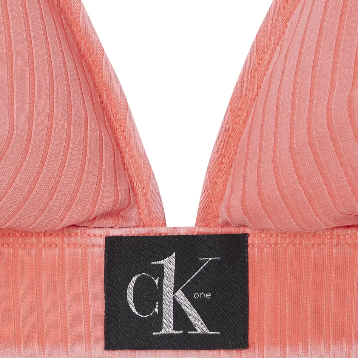 Calvin Klein TRIANGLE FIXED-RP Kadın Kırmızı Bikini Üstü
