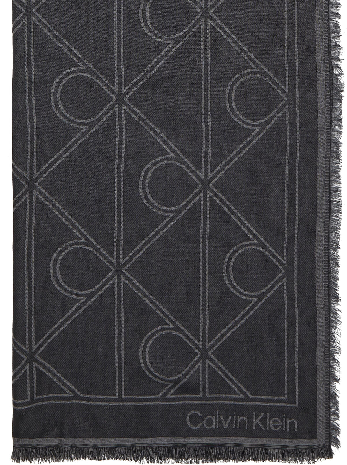 Calvin Klein EMBLEM AOP CONTRAST LW SQUARE SC Siyah Erkek Atkı Calvin Klein EMBLEM AOP CONTRAST LW SQUARE SC Siyah Erkek Atkı