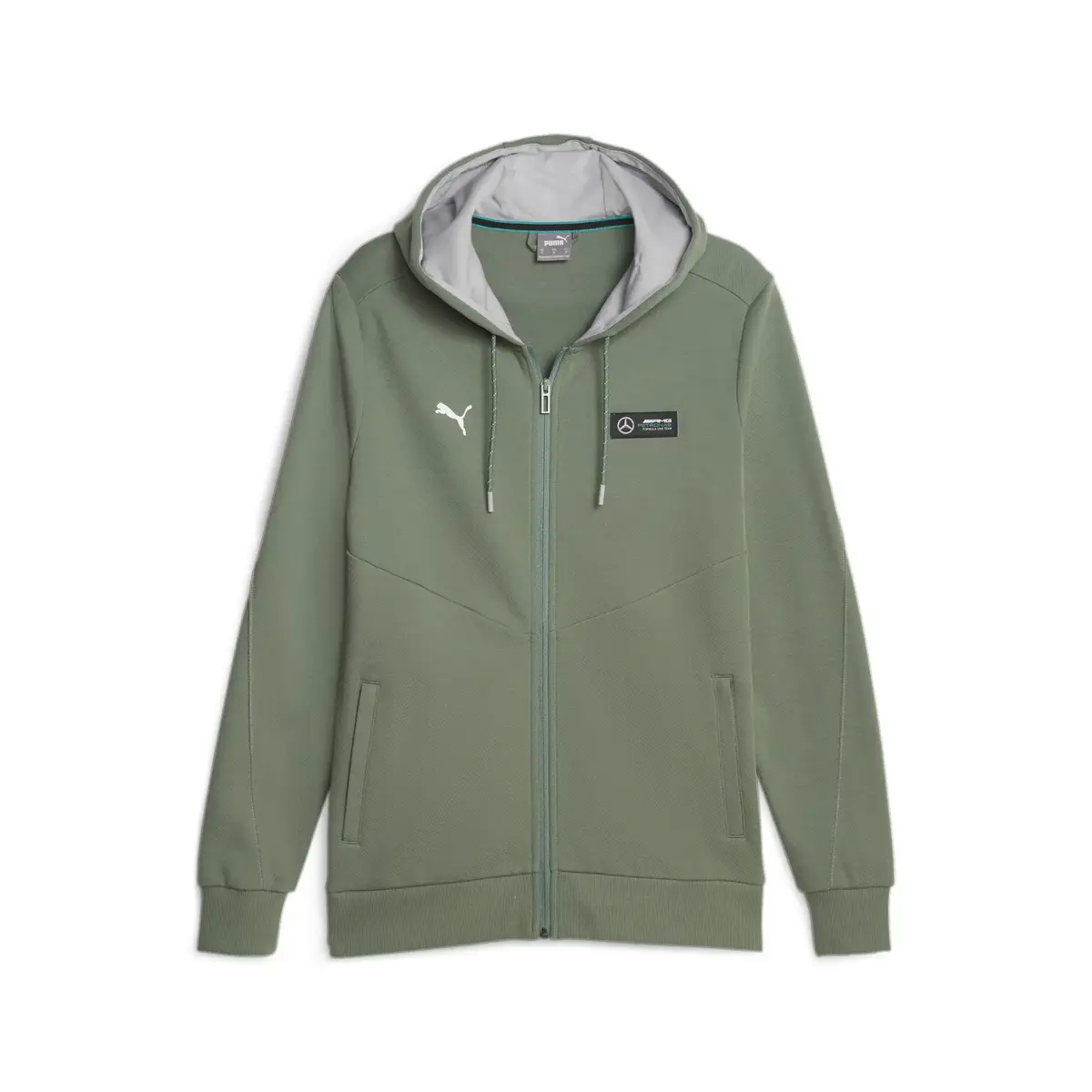 Puma MAPF1 Hooded Sweat Jacket Yeşil Erkek Fermuarlı Hoodie