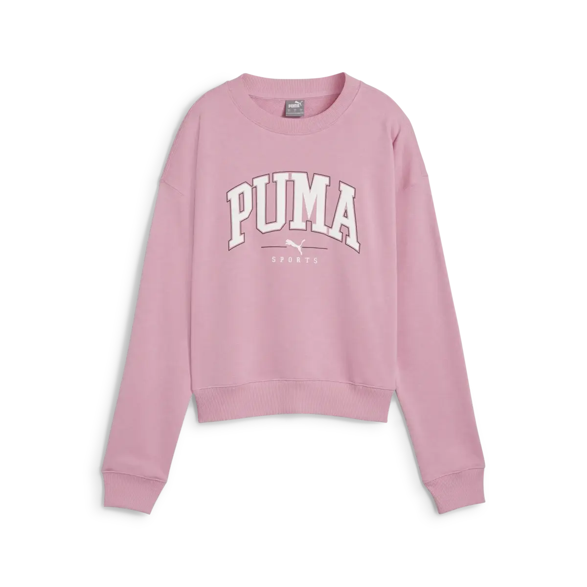 PUMA SQUAD Crew TR Kadın Pembe Sweatshirt