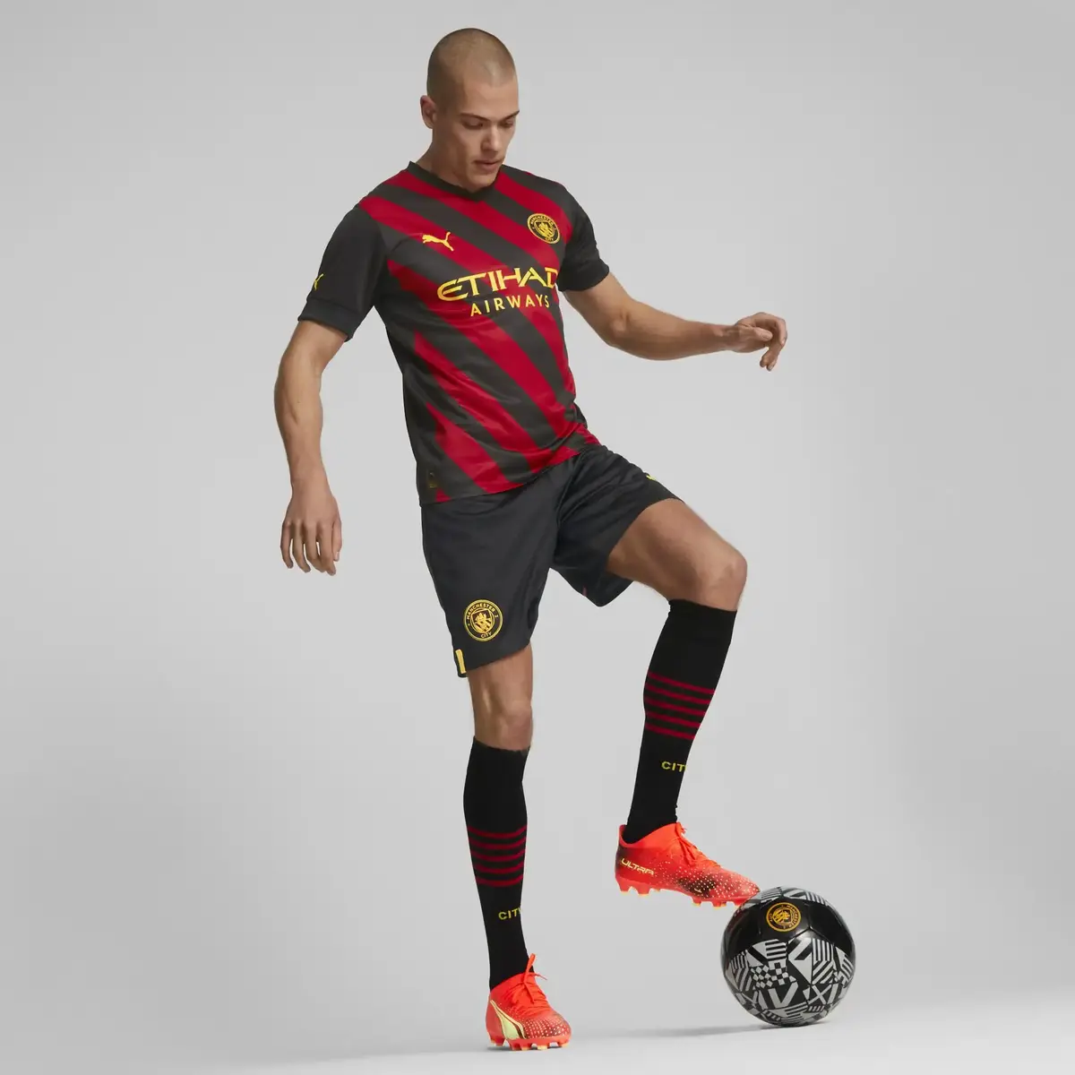 Puma Mcfc Away Jersey Replica Erkek Takım Forması