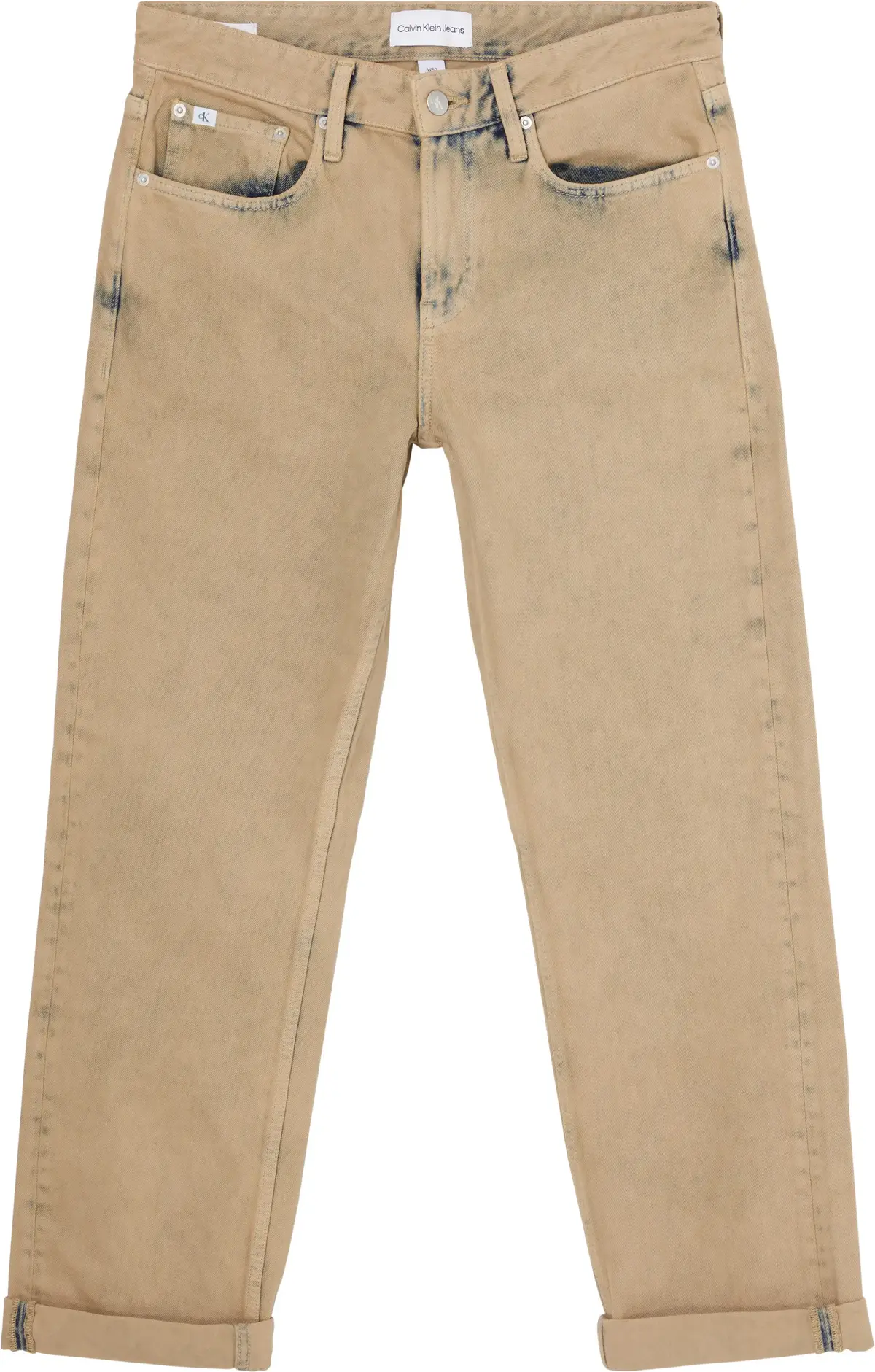 Calvin Klein 90S STRAIGHT Erkek Krem Kot Pantolon
