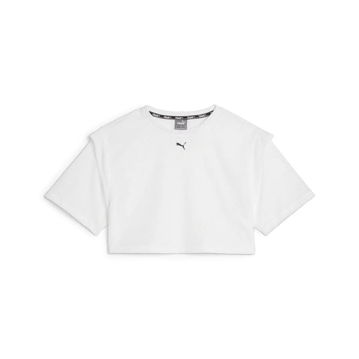 Puma FIT MOVE MESH CROP TEE Beyaz Kadın T-Shirt