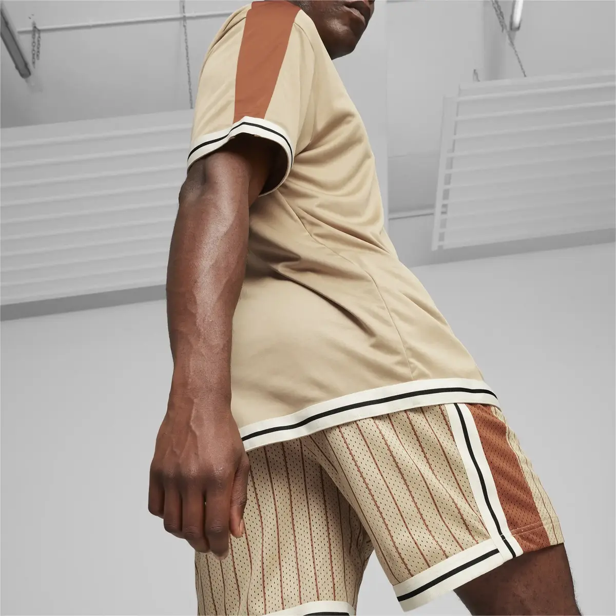 Puma T7 FOR THE FANBASE Mesh Shorts 7” Açık Kahve Erkek Şort