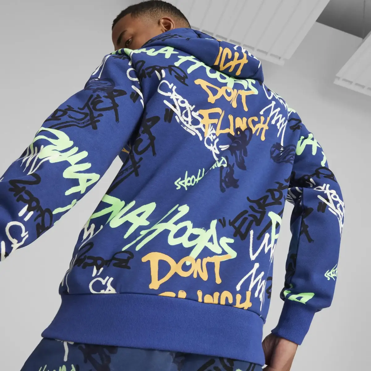Puma Freestyle Booster Hoodie Clyde Royal-Don Lacivert Erkek Hoodie