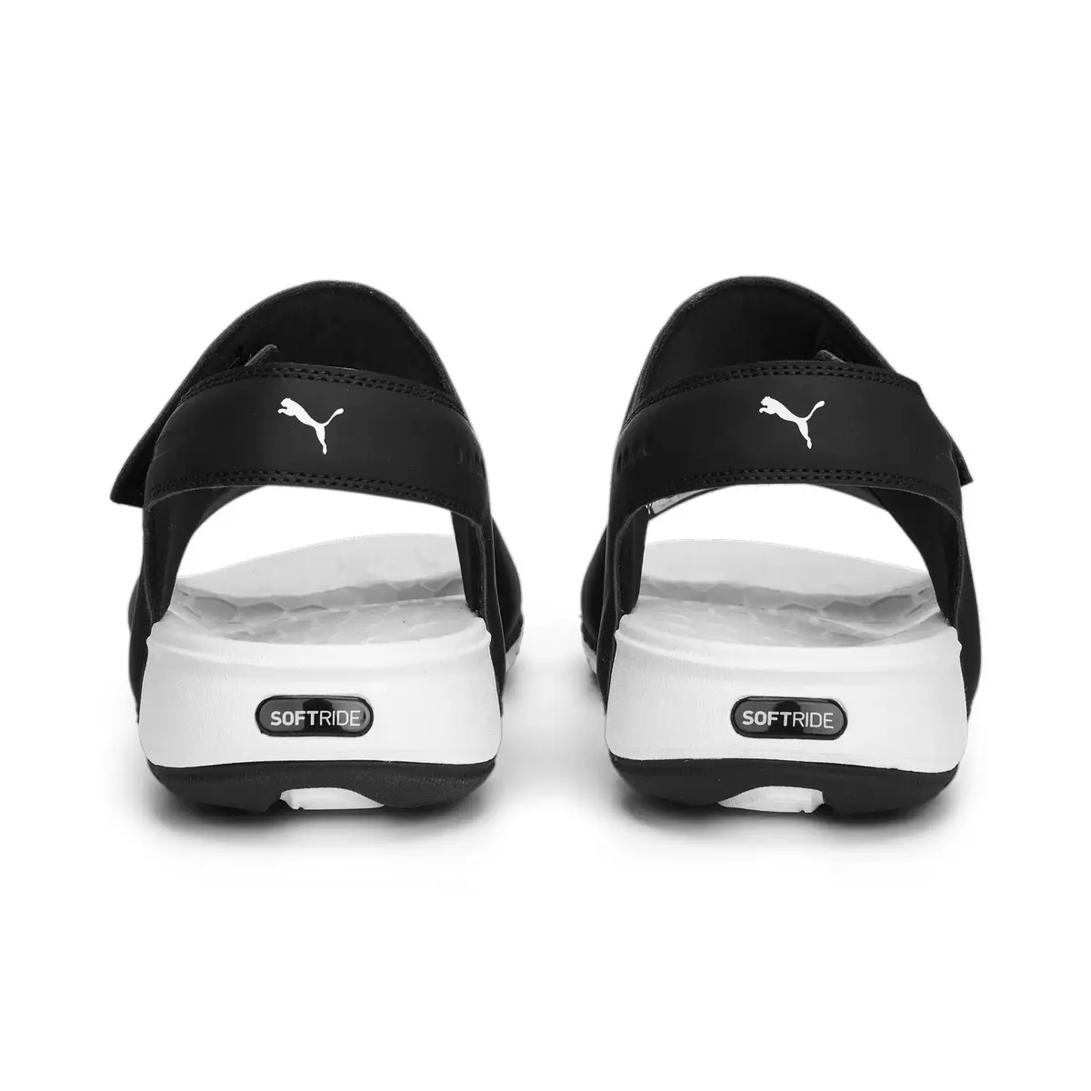 Puma Softride Sandal Pure Siyah Beyaz Erkek Sandalet