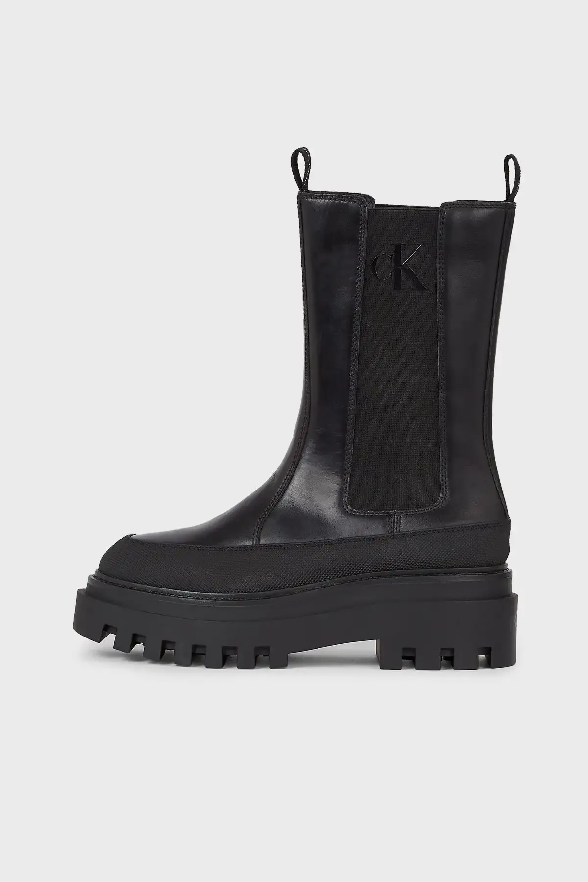 Calvin Klein FLATFORM CHELSEA BOO Kadın Siyah Bot Calvin Klein FLATFORM CHELSEA BOO Kadın Siyah Bot