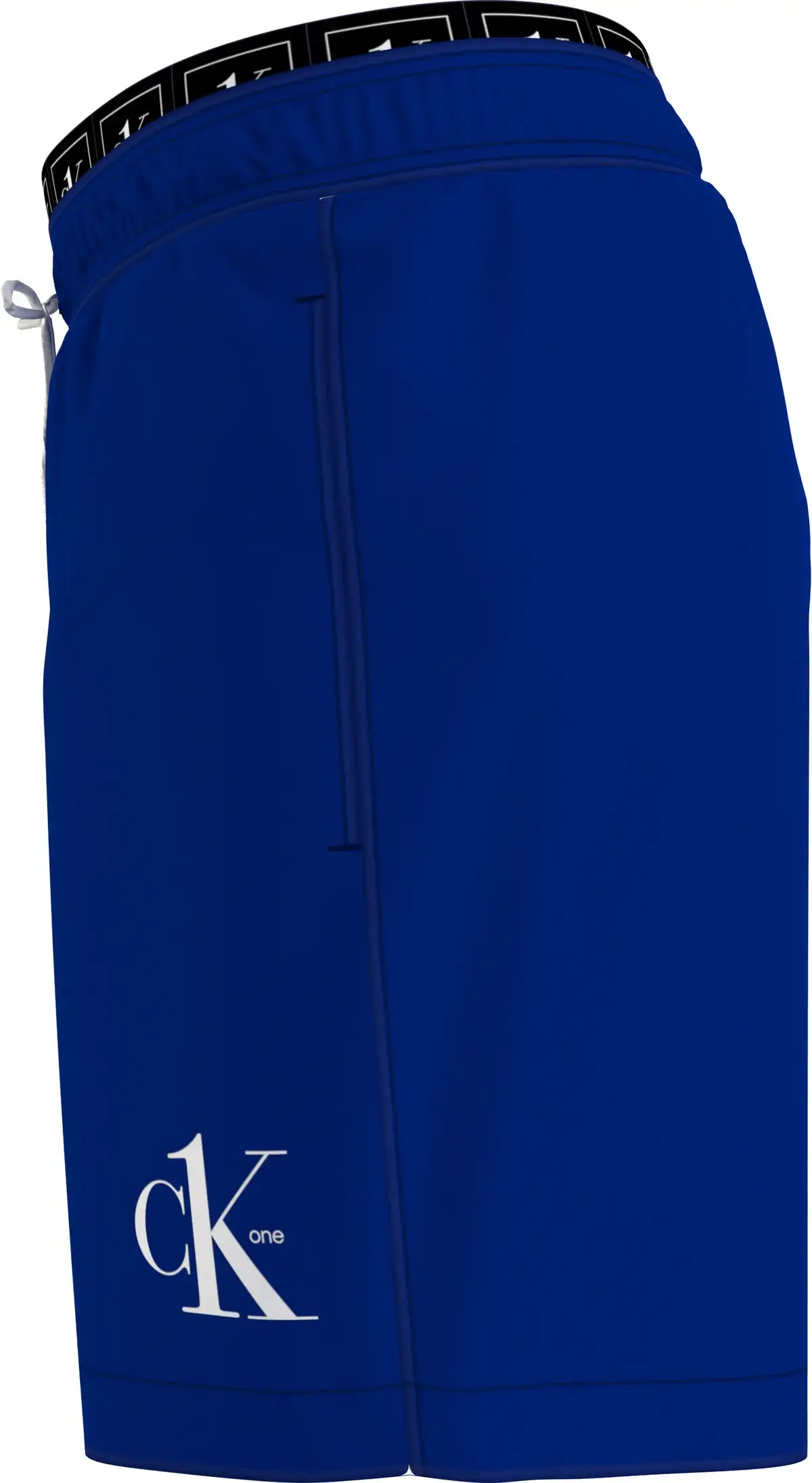 Calvin Klein MEDIUM DOUBLE WAISTB Erkek Mavi Deniz Şortu