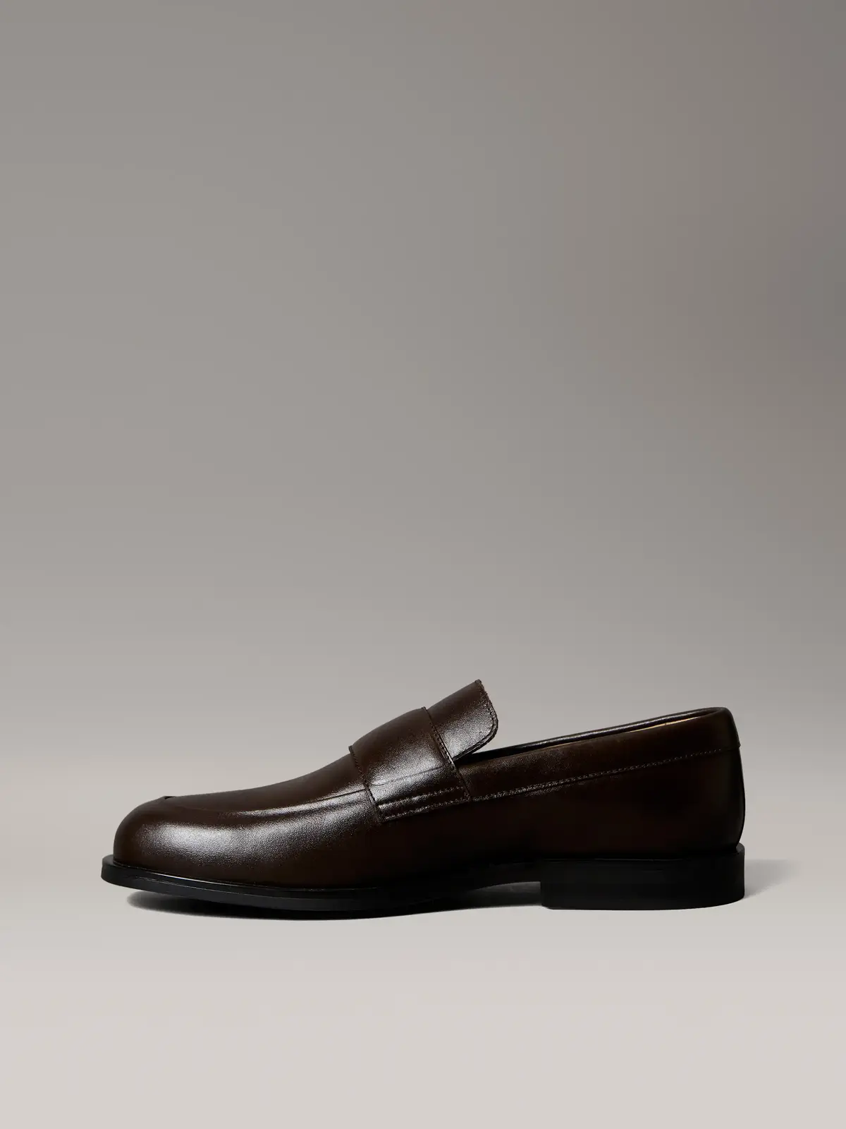 Calvin Klein ESS RUBBER BAND LOAFERS Kahverengi Erkek Loafer Ayakkabı