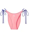 Calvin Klein SIDE TIE BOTTOM Pembe Bağlama Detaylı  Bikini Alt