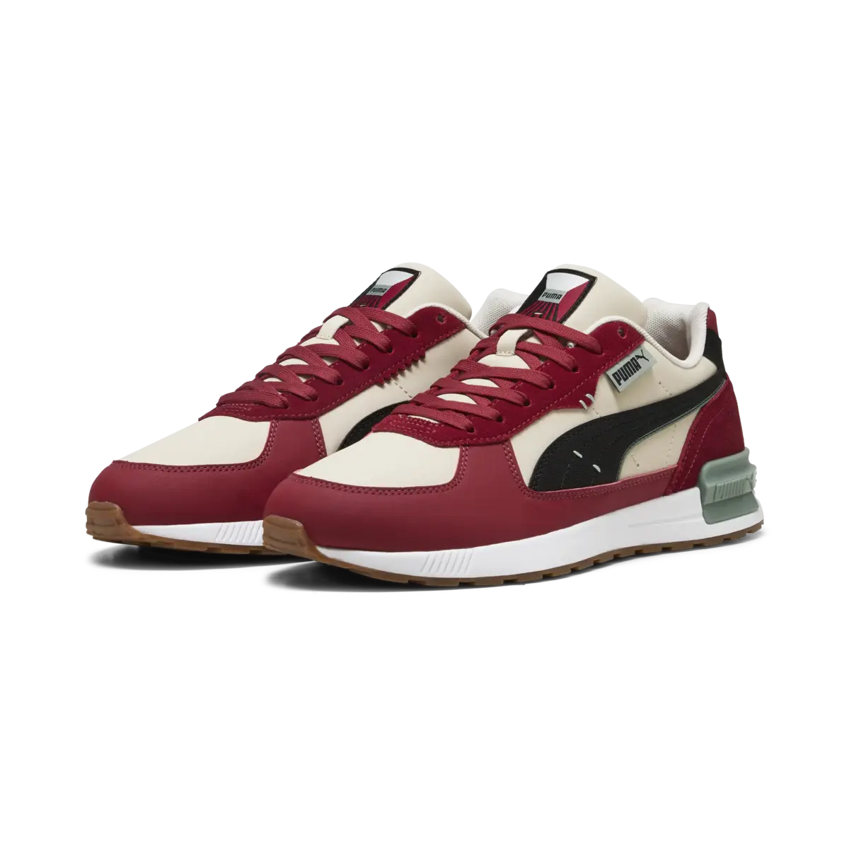 Puma Graviton GREENSIDE Bordo Unisex Spor Ayakkabı
