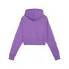 Puma PUMA TEAM Cropped Hoodie Mor Kadın Hoodie