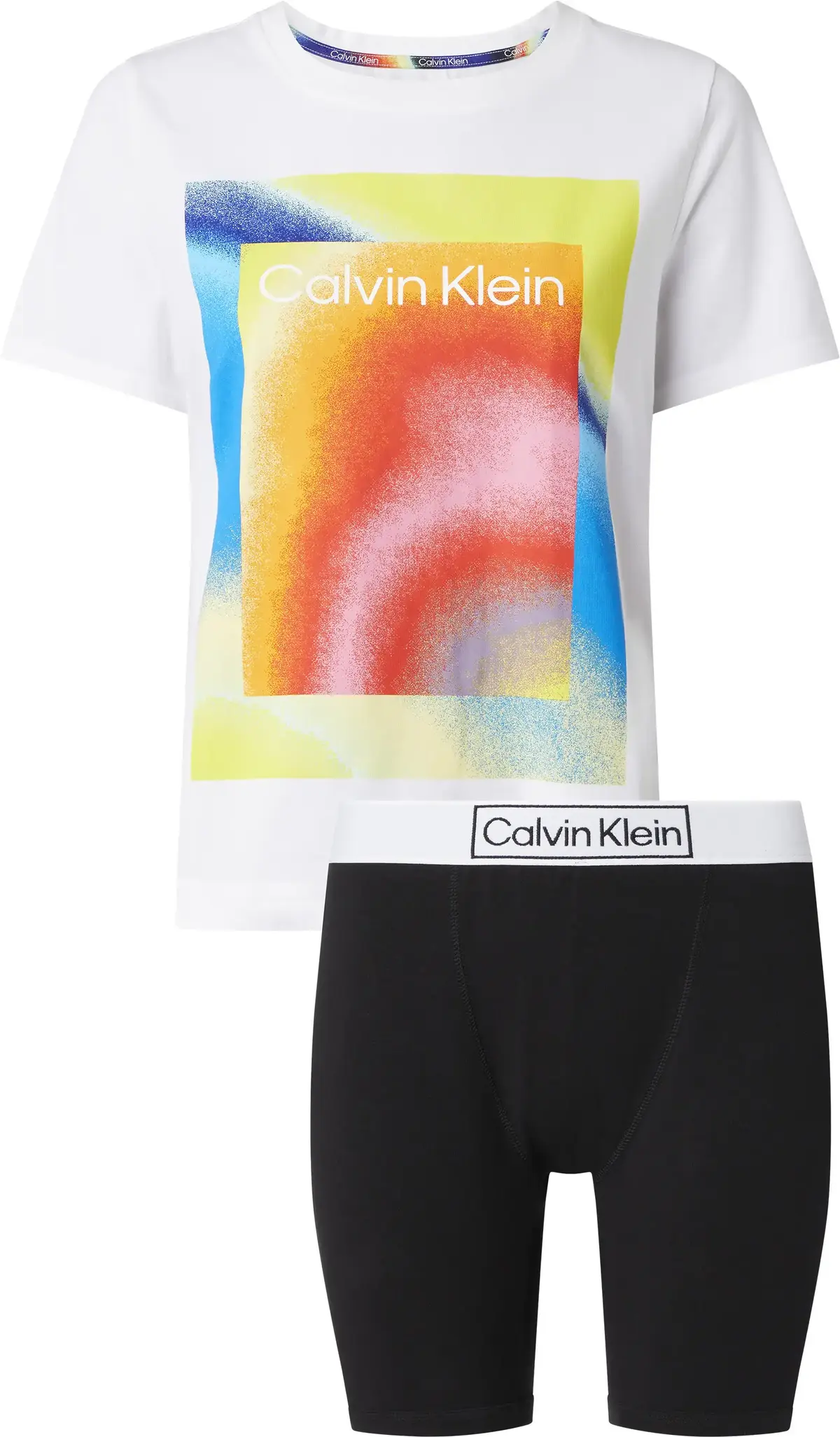 Calvin Klein SHORT SET Kadın Siyah Eşofman Takımı
