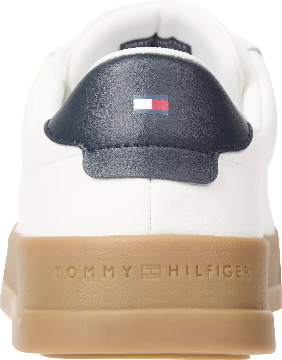 Tommy Hilfiger TH COURT MIX LTH, YBL Beyaz Erkek Spor Ayakkabı & Sneaker