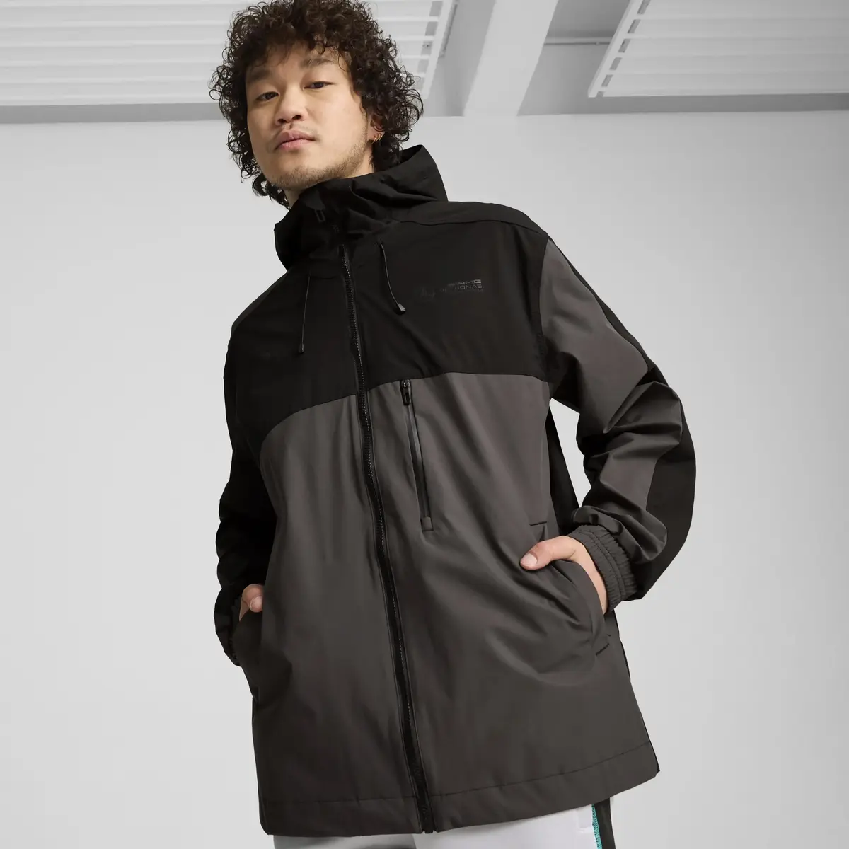 Puma MAPF1 Statement Woven Jacket Siyah Erkek Sweatshirt