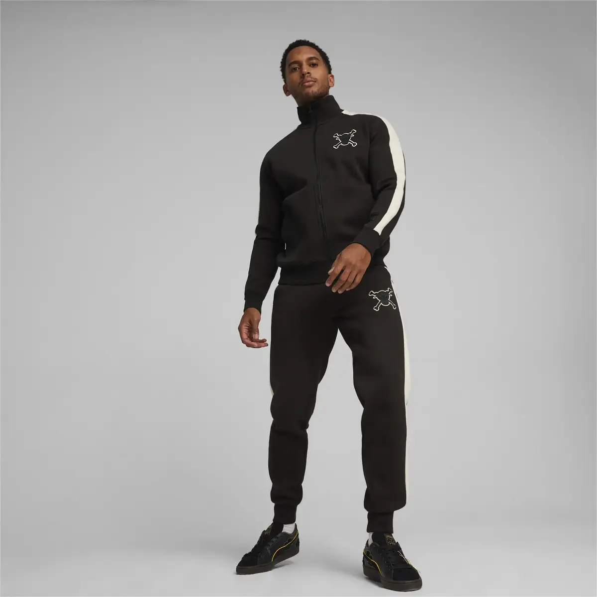 Puma X ONE PIECE T7 Jacket DK Siyah Erkek Sweatshirt