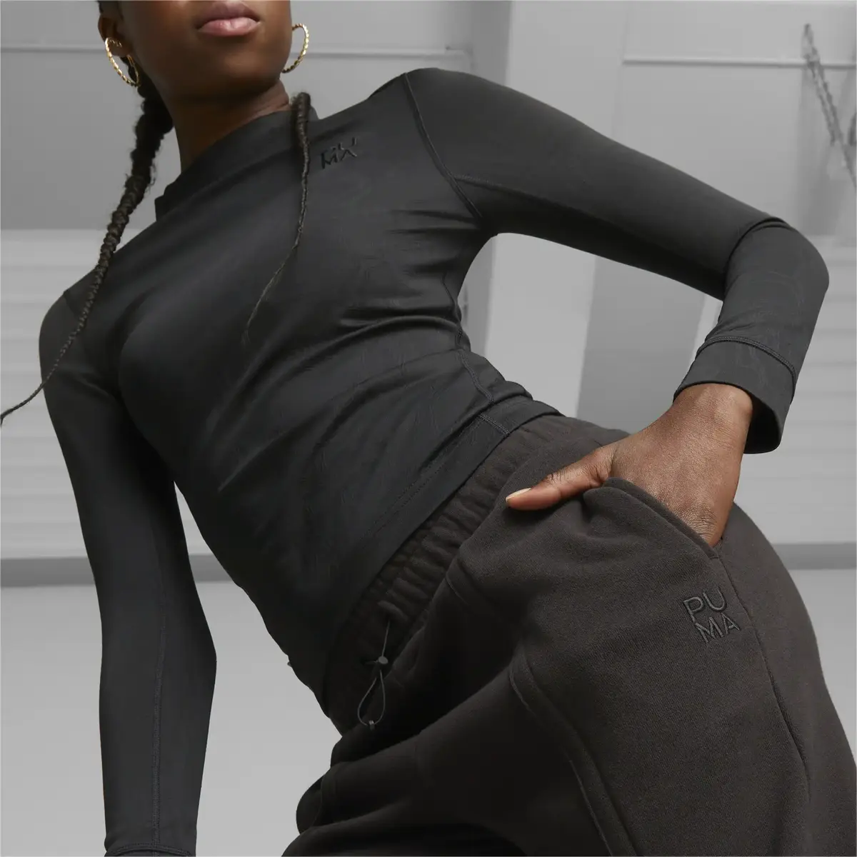 Puma INFUSE Sweatpants Siyah Kadın Eşofman Altı