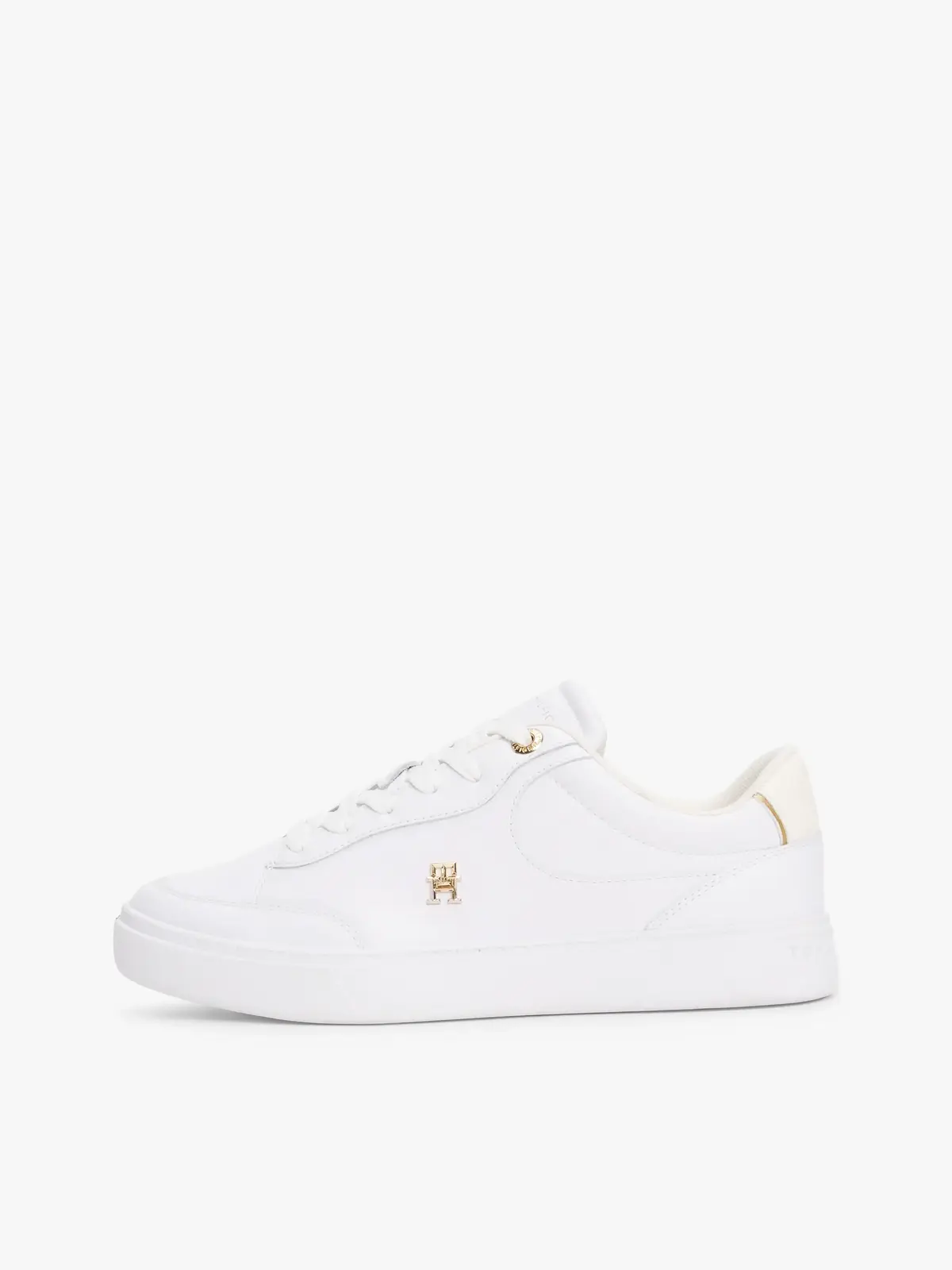 Tommy Hilfiger ESSENTIAL CHIC COURT, YBS Beyaz Kadın Spor Ayakkabı & Sneaker