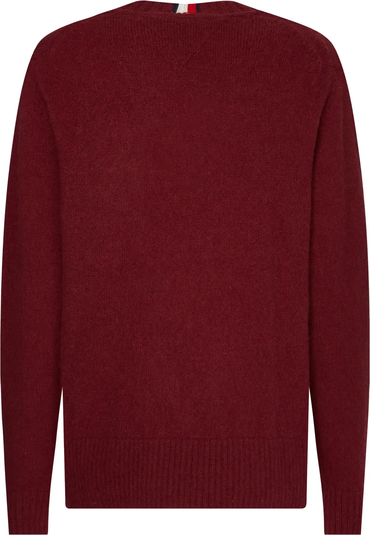 Tommy Hilfiger MONOGRAM WOOL SWEATE Kadın Bordo Kazak