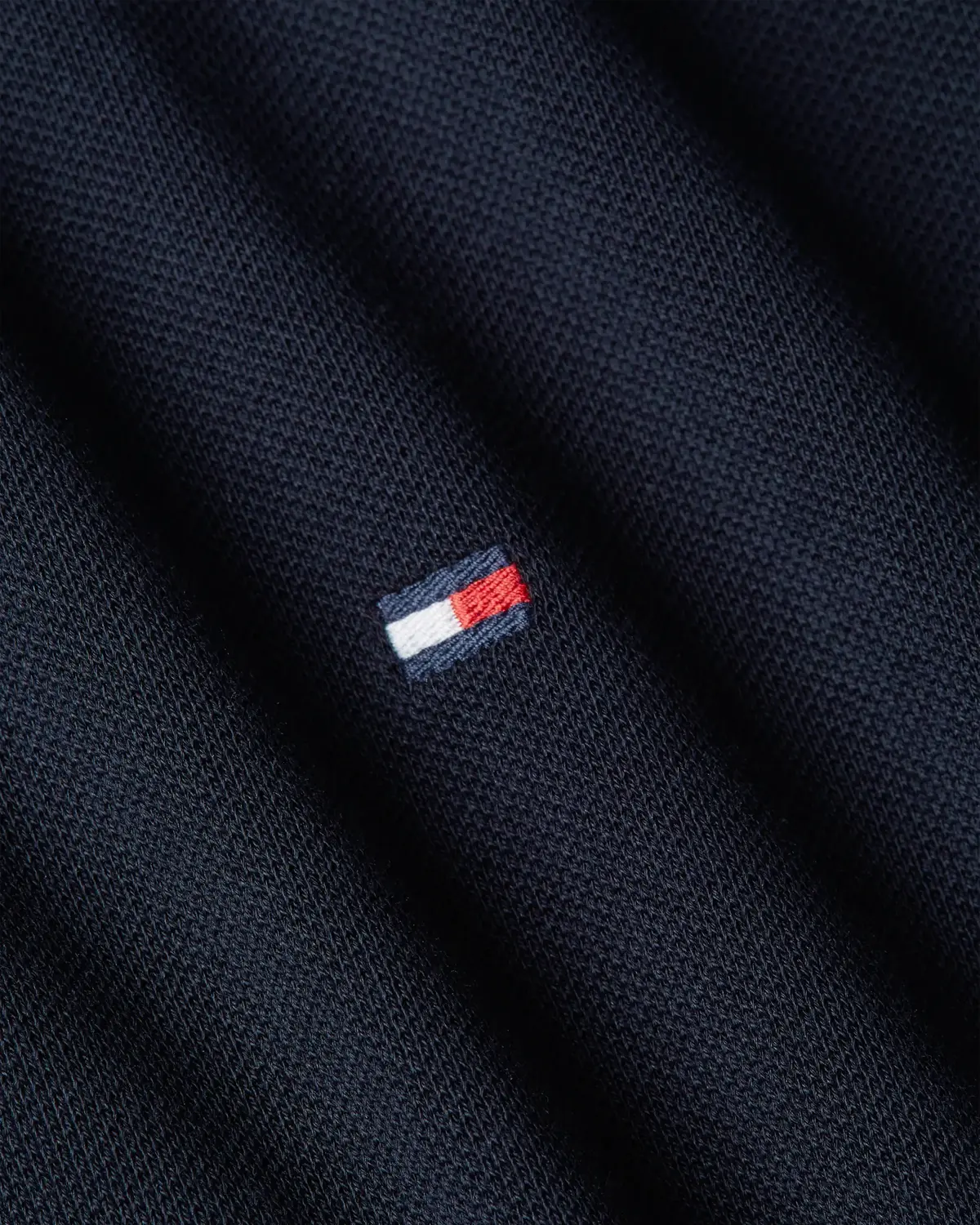 Tommy Hilfiger FLAG CUFF SLIM FIT P, DW5 Siyah Erkek T-Shirt & Polo
