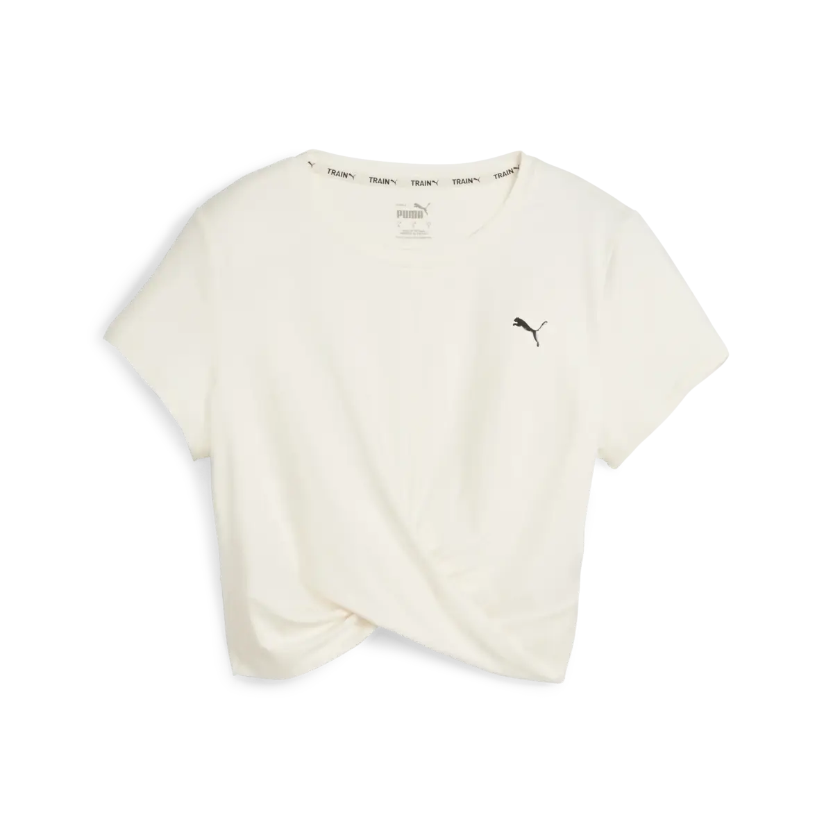 Puma STUDIO YOGINI LITE TWIST TEE Beyaz Kadın T-Shirt
