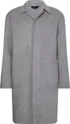 Calvin Klein DOUBLE FACE COAT Erkek Gri Mont