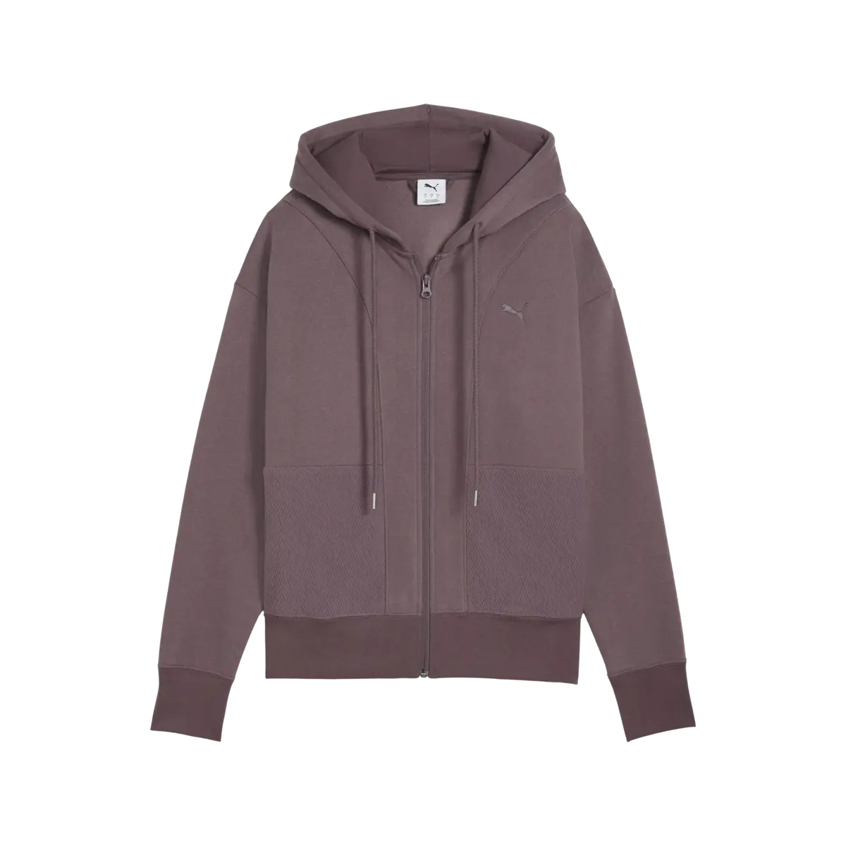 PUMA HER Relaxed Full-Zip Hoodie Kadın Mor Hoodie