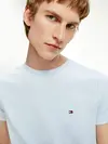 Tommy Hilfiger STRETCH SLIM FIT TEE Erkek Mavi T-Shirt