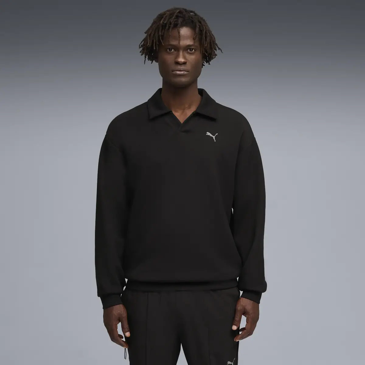 PUMA UNISEX CLOUDSPUN POLO Siyah Erkek Polo