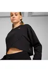 Puma CLOUDSPUN CROSSOVER CREW Siyah Kadın Sweatshirt