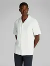 Calvin Klein INEN COTTON CUBAN Yeşil Erkek Gömlek