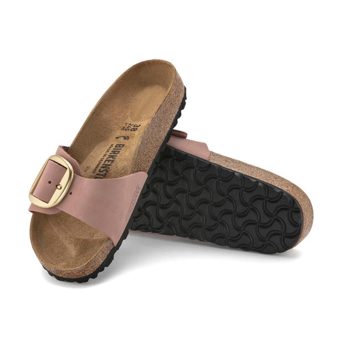 Birkenstock Madrid Big Buckle Nu Pembe Kadın Terlik