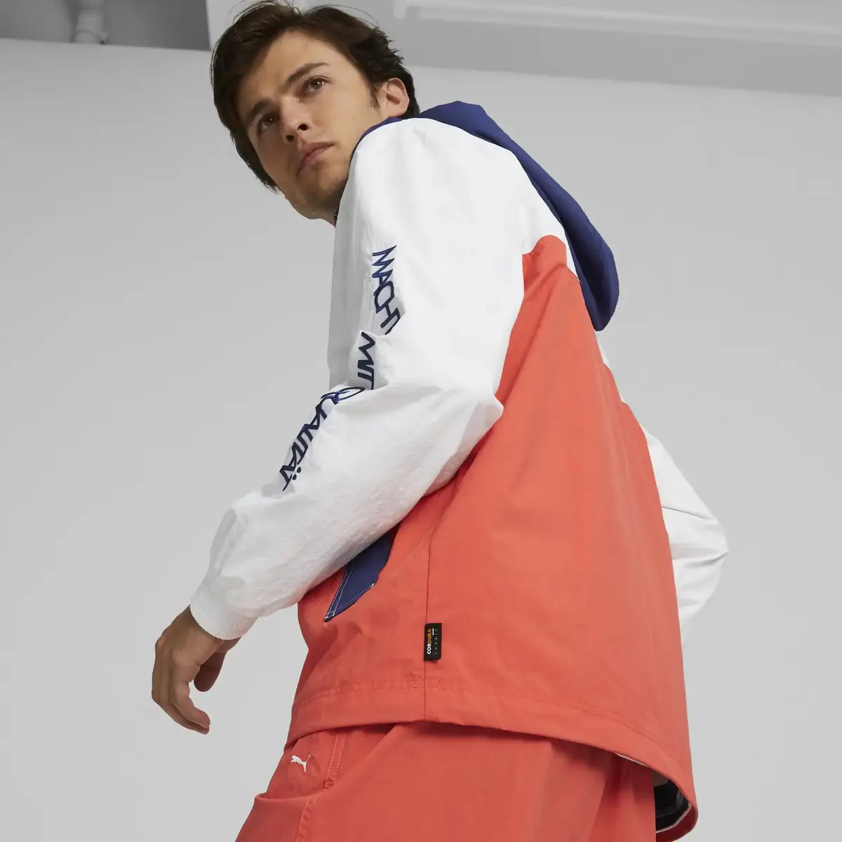 Puma Mmq Stb Lw Pop Over Jacket Erkek Fermuarlı Sweatshirt